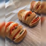 Ciabatta med mozzarella og tomat