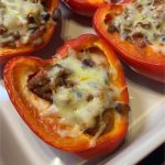 Gratinert paprika