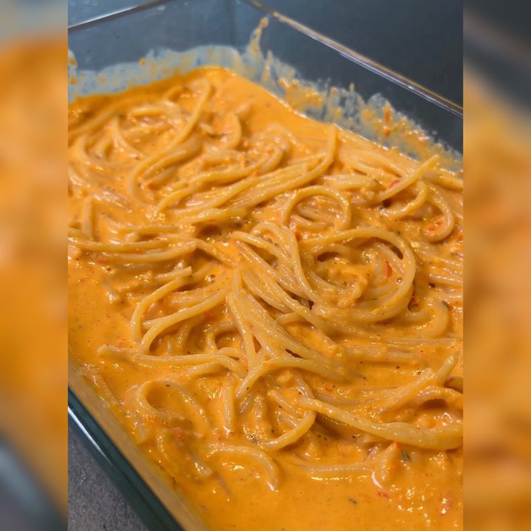 Kremet paprikapasta Creamy pepper pasta