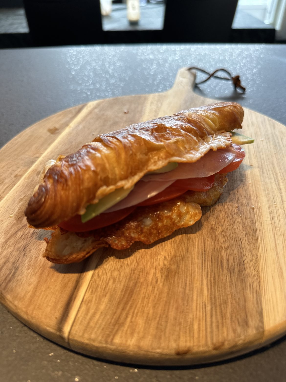 Croissant med ostefyll